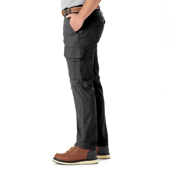 Duluth Trading Co Other - Duluth Trading Co Men’s Black Fire Hose Slim Fit Cargo Pants 36x32 Soft Black